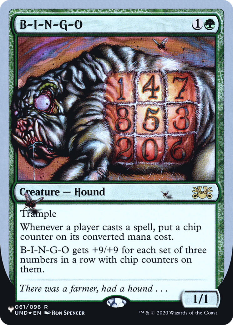 B-I-N-G-O (LIST-061/096) [The List (Unfinity Foil Edition)] Foil