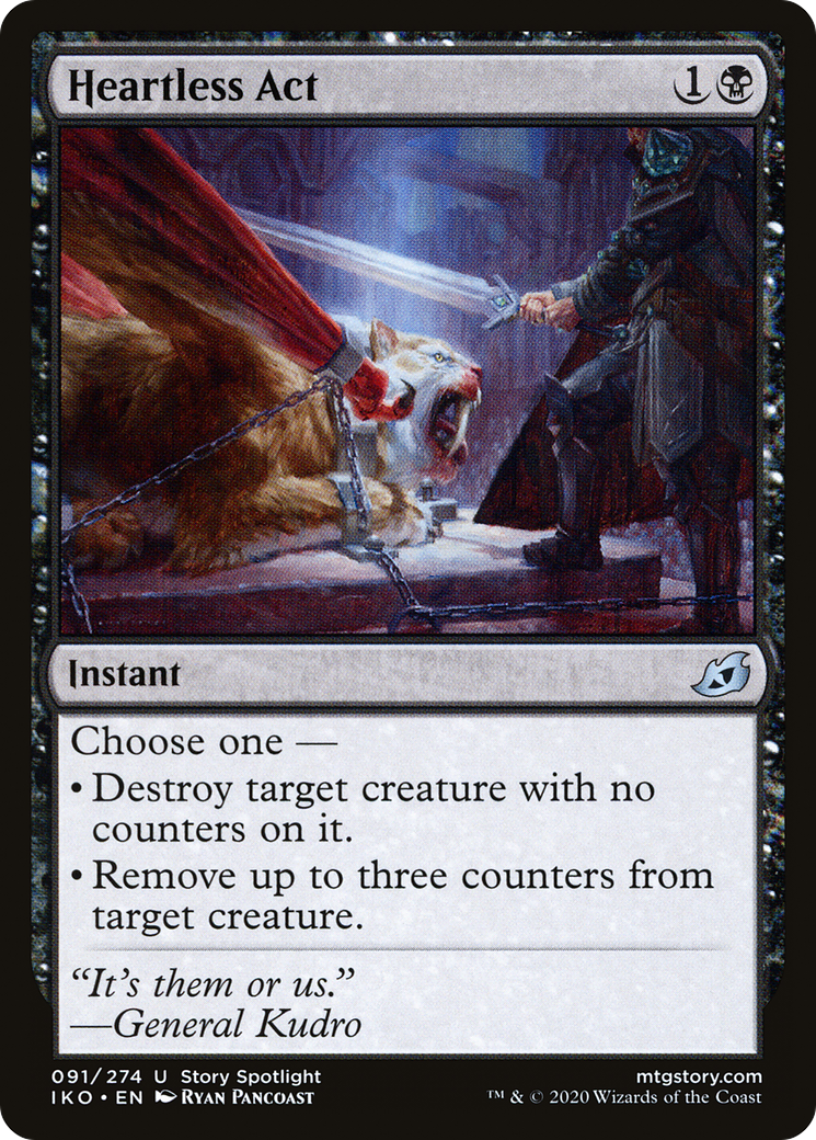 Heartless Act (IKO-091) [Ikoria: Lair of Behemoths] Foil
