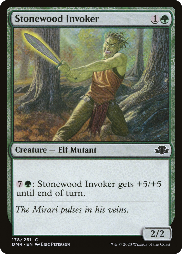 Stonewood Invoker (DMR-178) [Dominaria Remastered] Foil