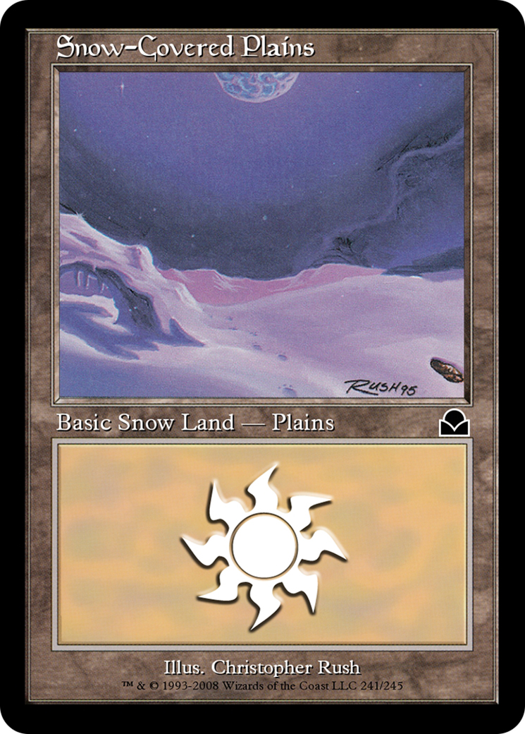 Snow-Covered Plains (ME2-241) [Masters Edition II] Foil