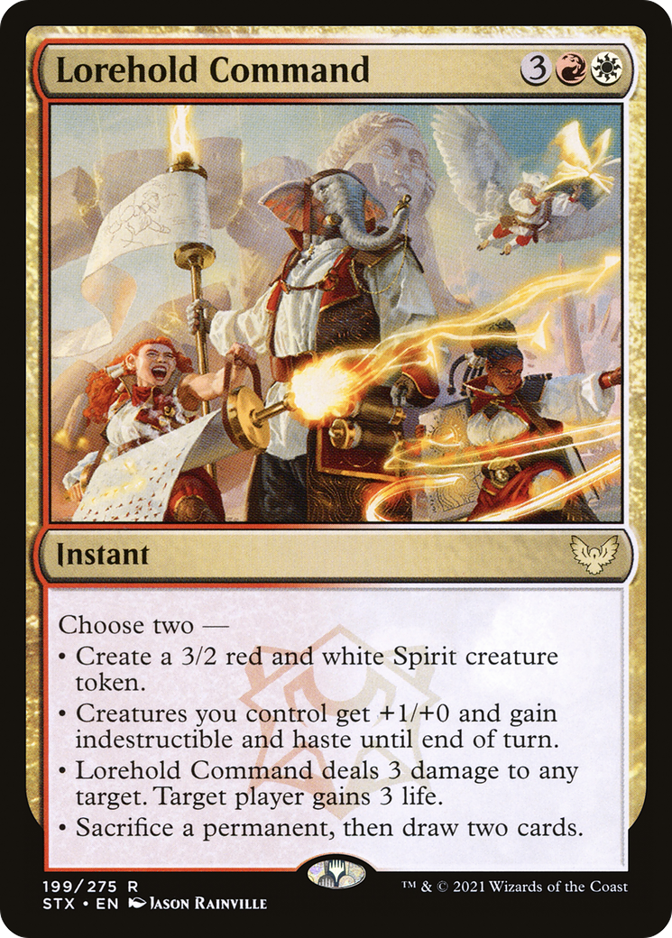 Lorehold Command (STX-199) [Strixhaven: School of Mages] Foil