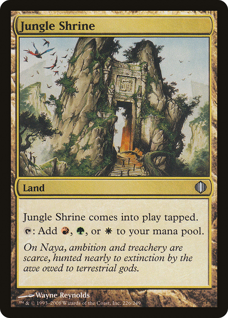 Jungle Shrine (ALA-226) [Shards of Alara] Foil