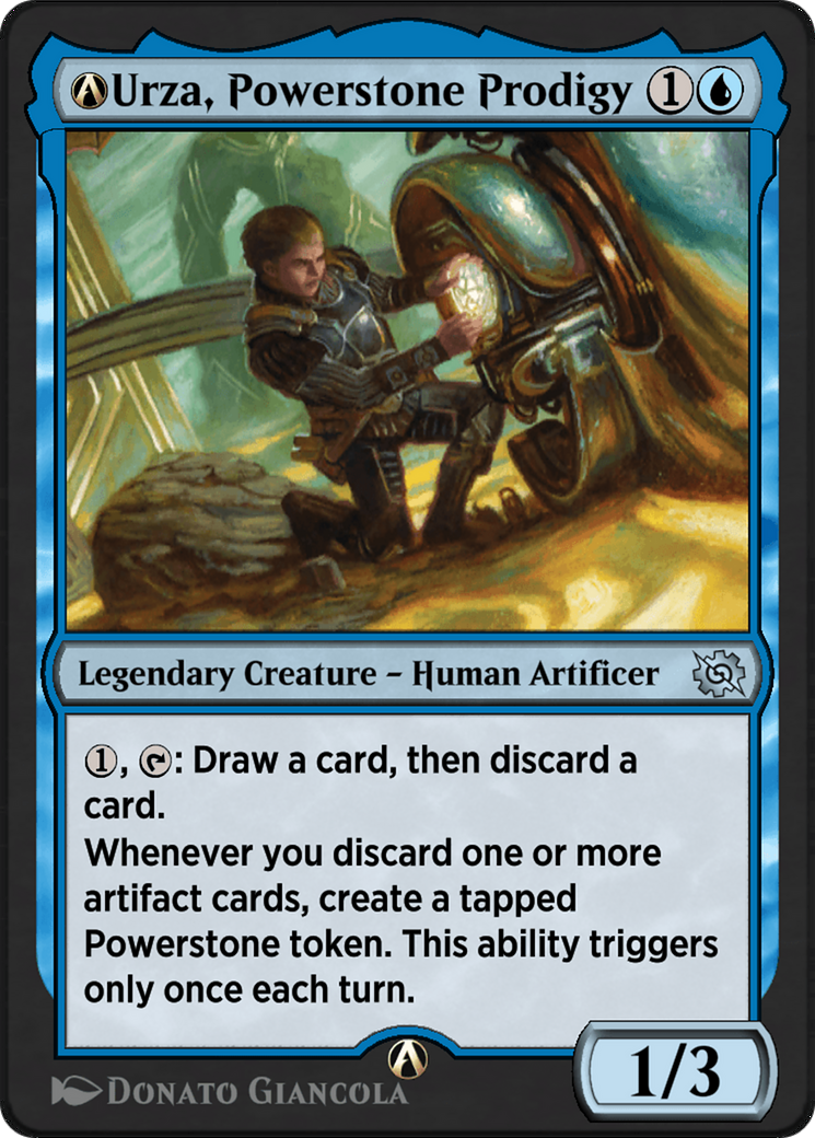 A-Urza, Powerstone Prodigy (BRO-A-69) [The Brothers' War]