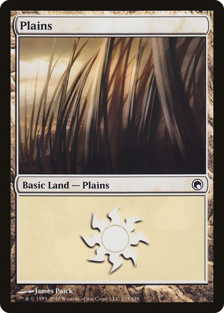 Plains (SOM-233) [Scars of Mirrodin] Foil