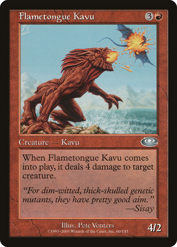 Flametongue Kavu (PLS-060) [Planeshift]