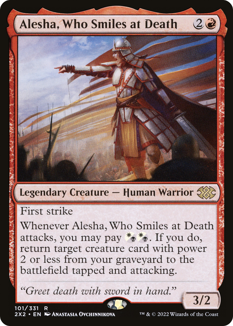 Alesha, Who Smiles at Death (2X2-101) [Double Masters 2022] Foil