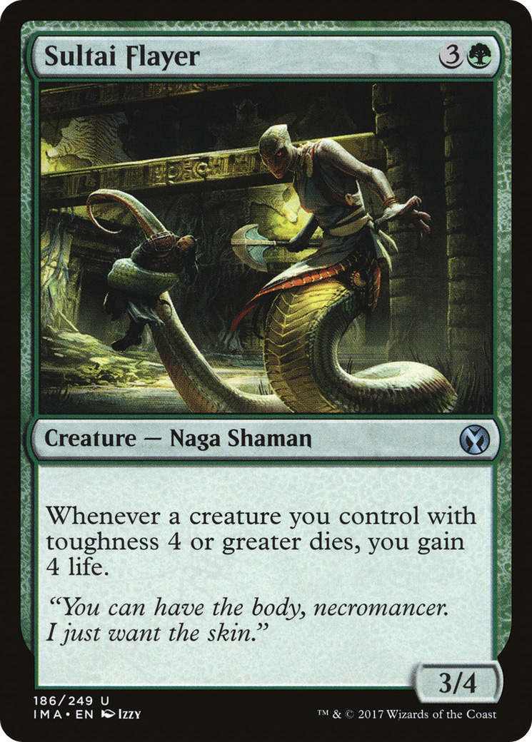 Sultai Flayer (IMA-186) [Iconic Masters] Foil