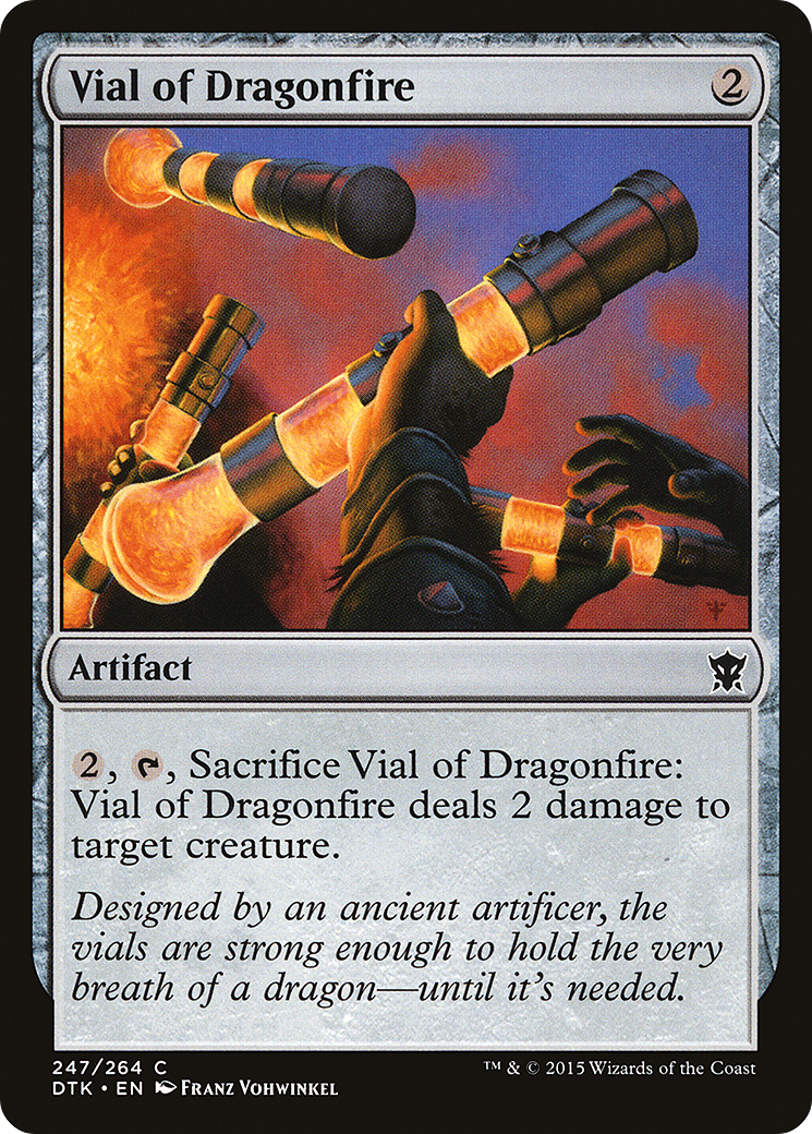 Vial of Dragonfire (DTK-247) [Dragons of Tarkir] Foil