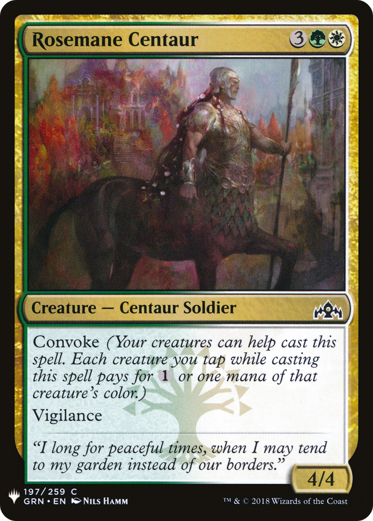 Rosemane Centaur (LIST-GRN-197) [The List]