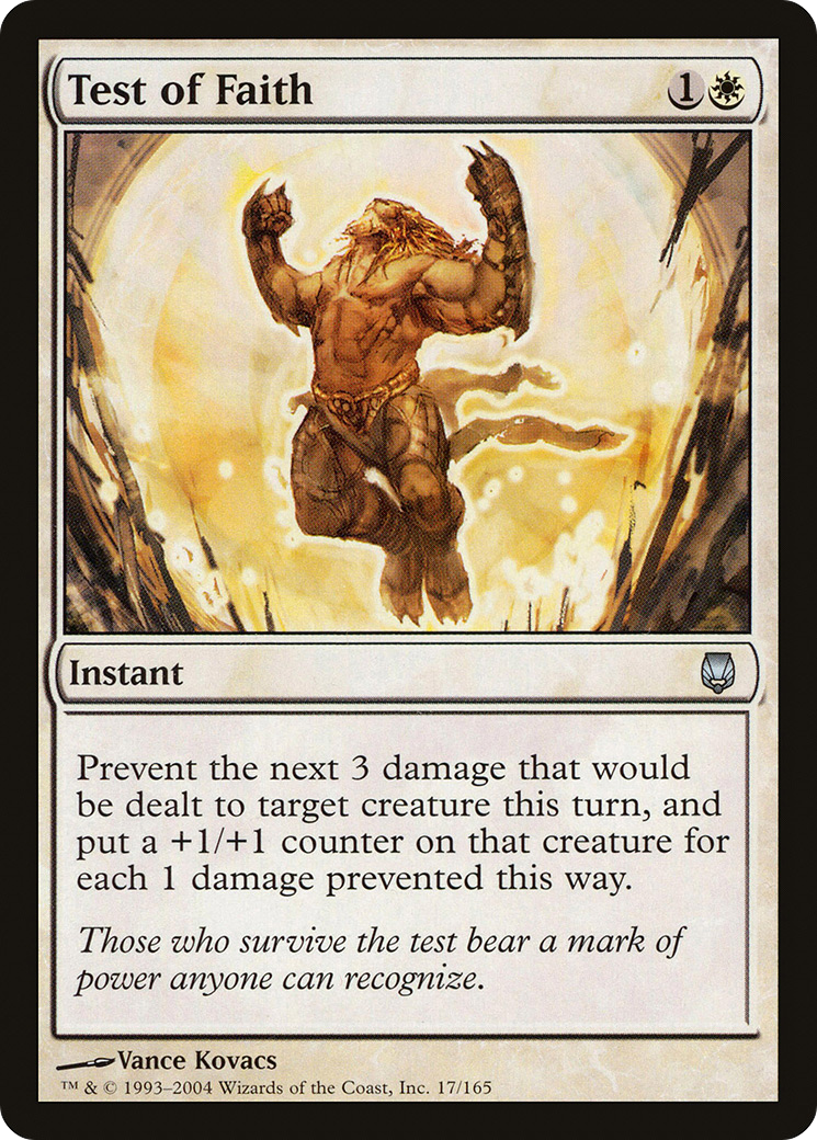 Test of Faith (DST-017) [Darksteel] Foil