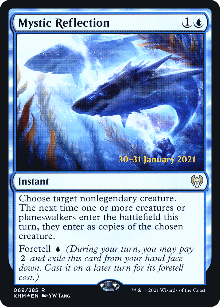 Mystic Reflection (PRE-69S) [Kaldheim Promos] Foil