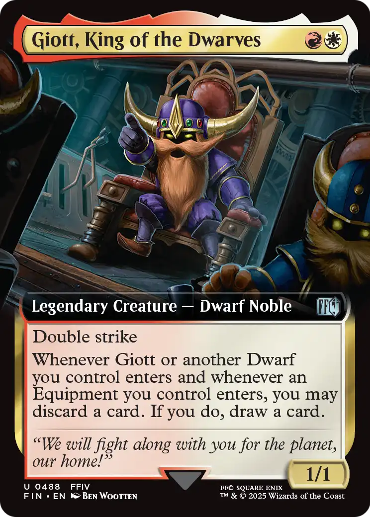 Giott, King of the Dwarves (Extended Art) (FIN-488) [FINAL FANTASY]