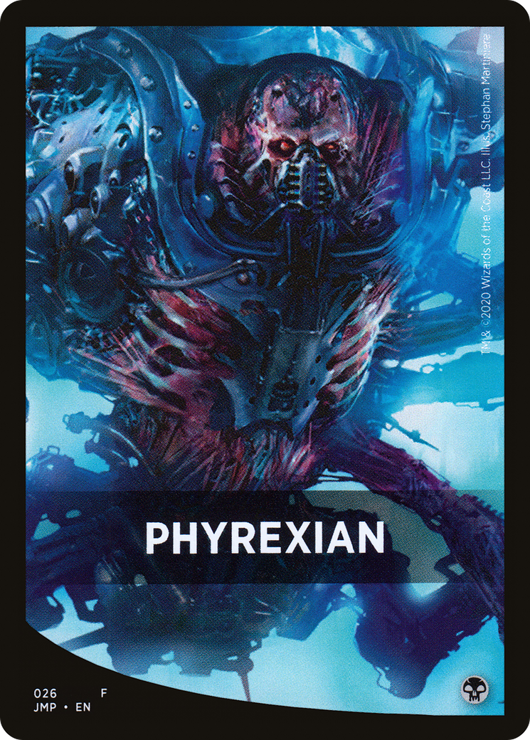 Phyrexian Theme Card (JMP-026) [Jumpstart Front Cards]