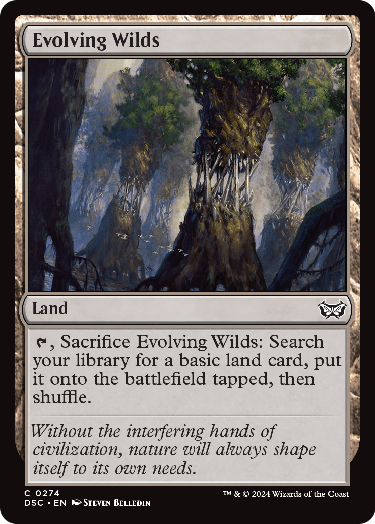 Evolving Wilds (DSC-274) [Duskmourn: House of Horror Commander]