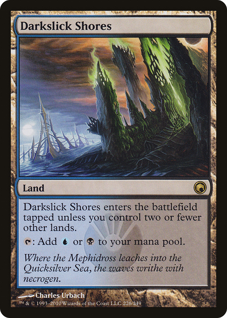Darkslick Shores (SOM-226) [Scars of Mirrodin] Foil