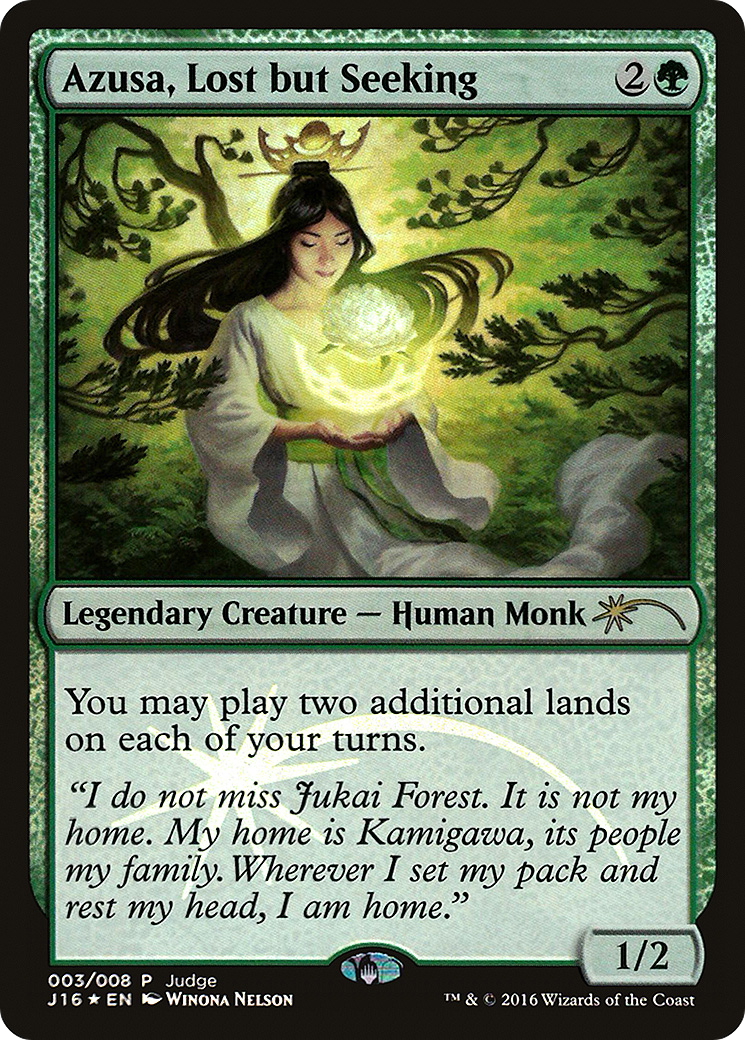 Azusa, Lost but Seeking (JDG-003) [Judge Gift Cards 2016] Foil