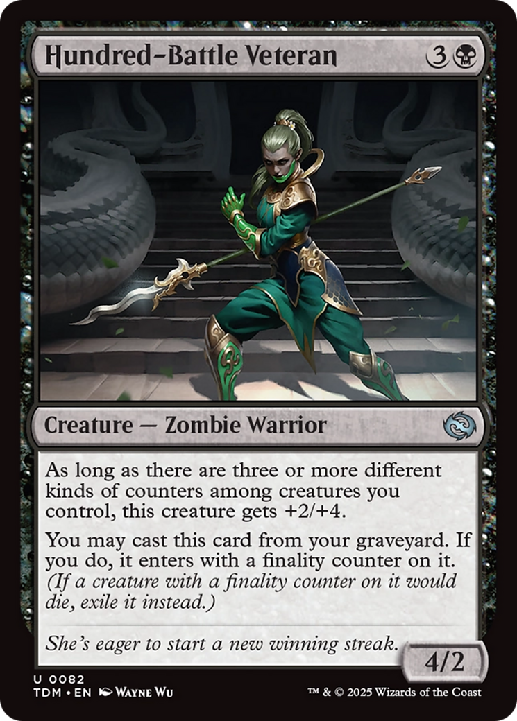 Hundred-Battle Veteran (TDM-082) [Tarkir: Dragonstorm]