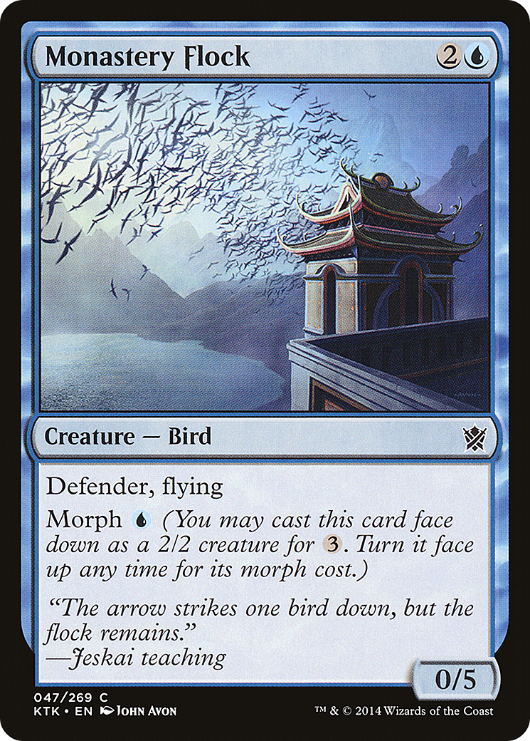 Monastery Flock (KTK-047) [Khans of Tarkir] Foil