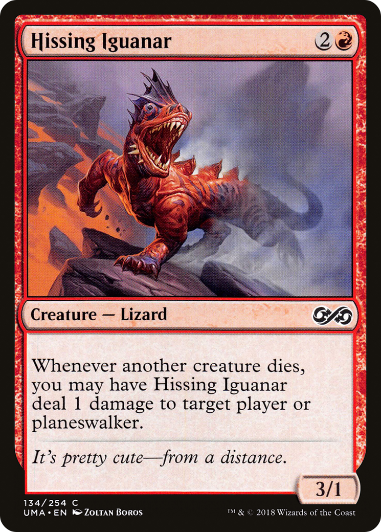 Hissing Iguanar (UMA-134) [Ultimate Masters] Foil