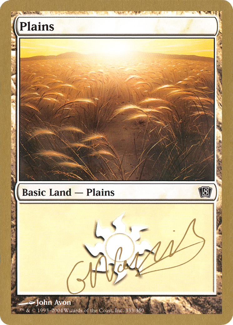 Plains (333) - 2004 Gabriel Nassif (8ED) [World Championship Decks 2004]