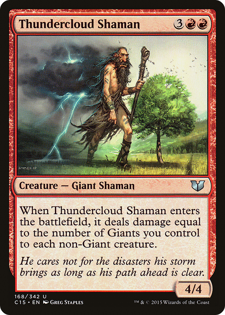 Thundercloud Shaman (C15-168) [Commander 2015]