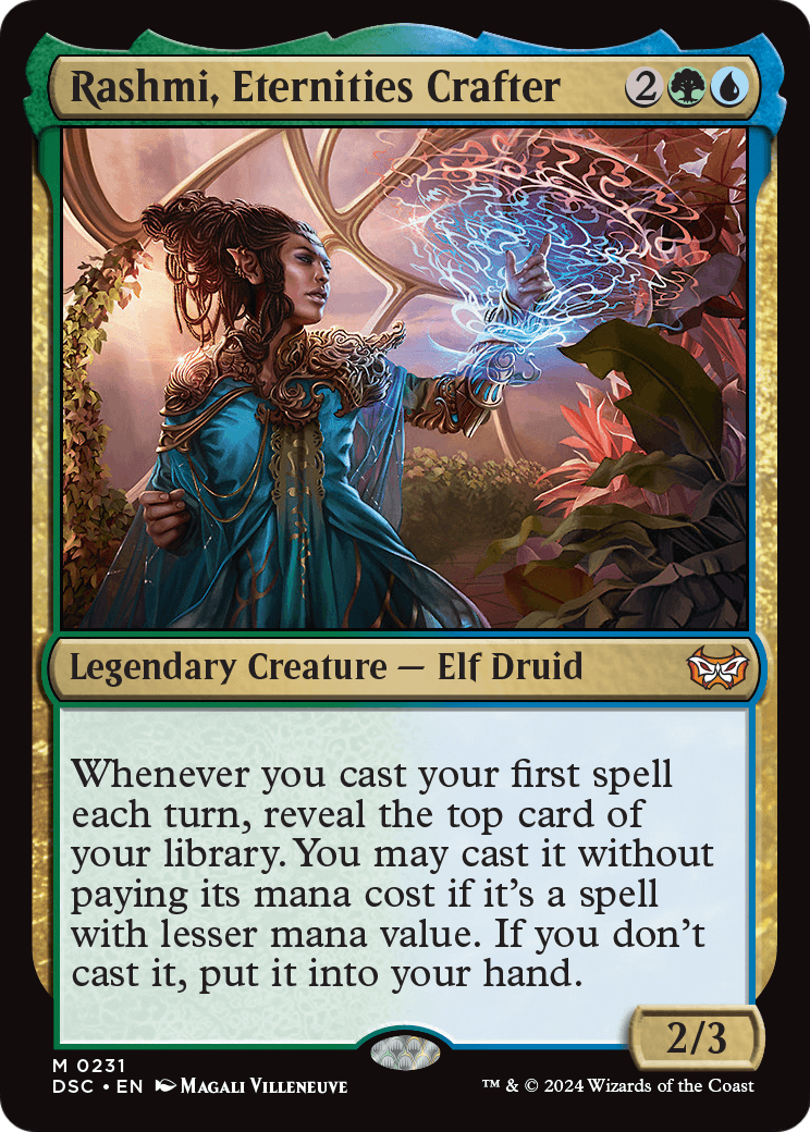 Rashmi, Eternities Crafter (DSC-231) [Duskmourn: House of Horror Commander]