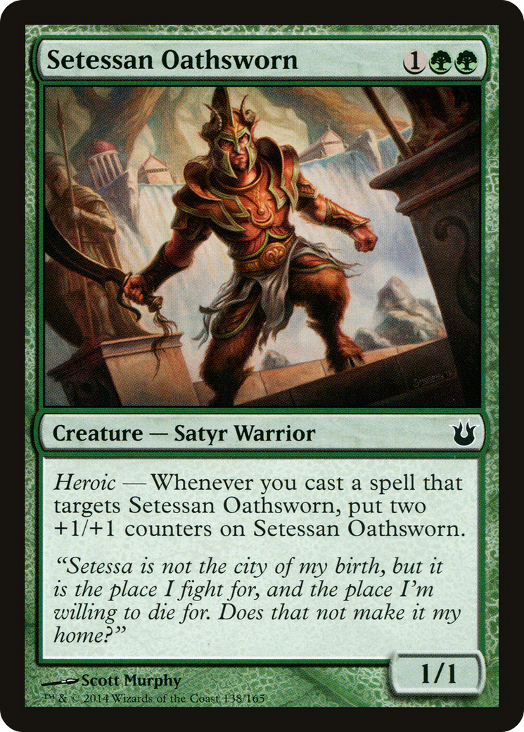 Setessan Oathsworn (BNG-138) [Born of the Gods] Foil