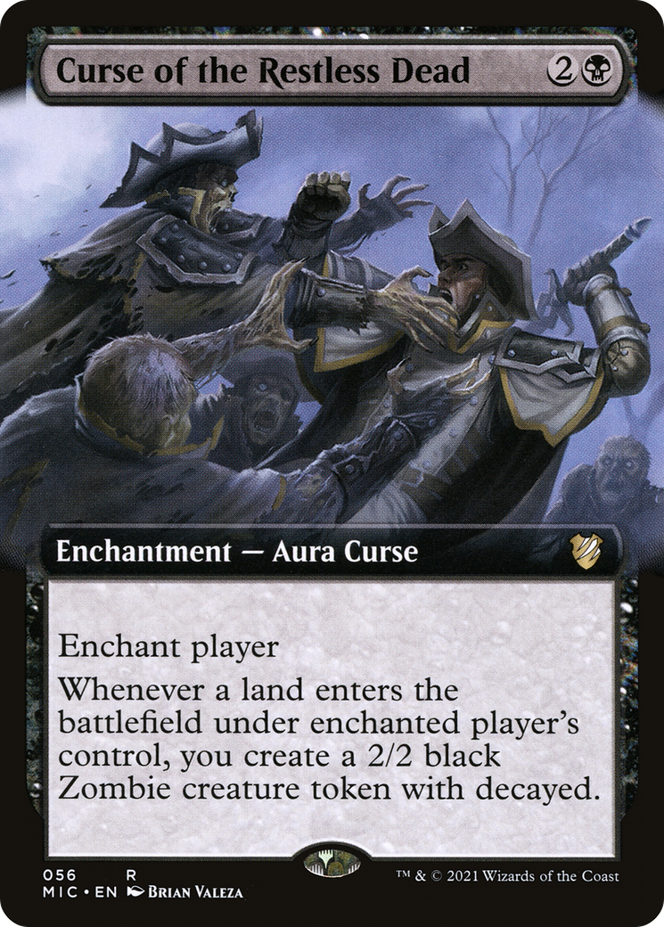 Curse of the Restless Dead (Extended Art) (MIC-056) [Midnight Hunt Commander]