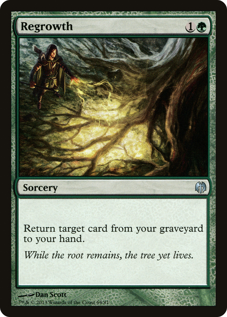 Regrowth (DDL-064) [Duel Decks: Heroes vs. Monsters]