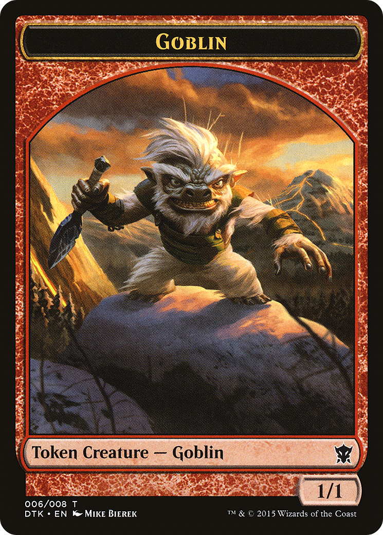 Goblin Token (DTK-006) [Dragons of Tarkir Tokens]