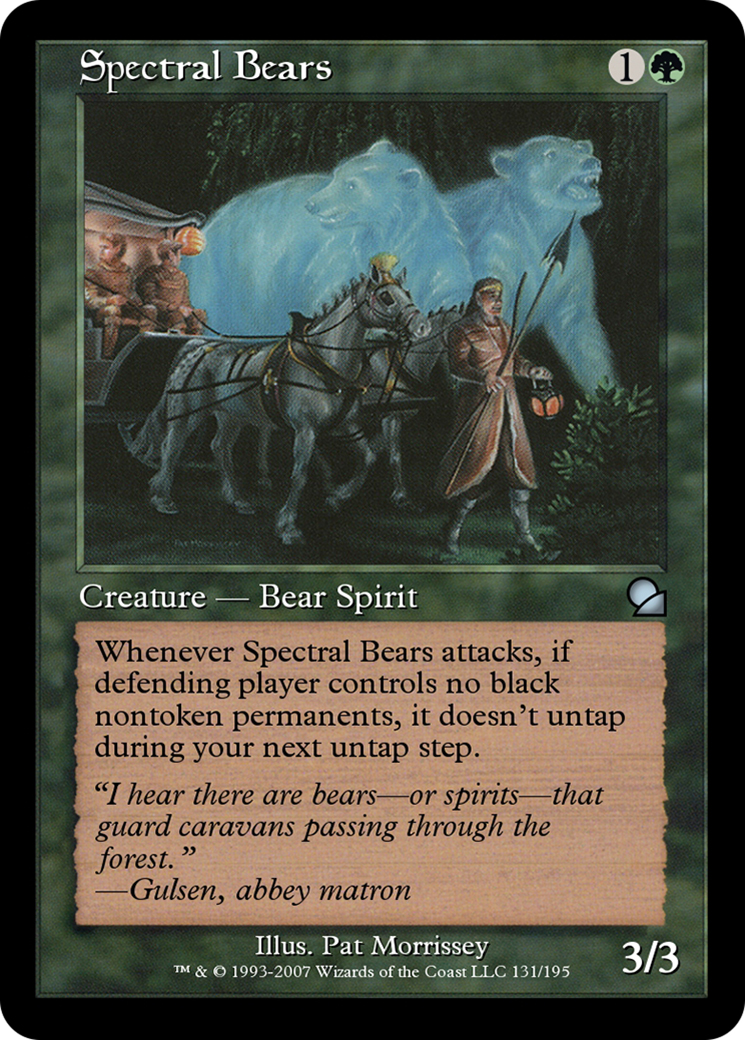 Spectral Bears (ME1-131) [Masters Edition] Foil