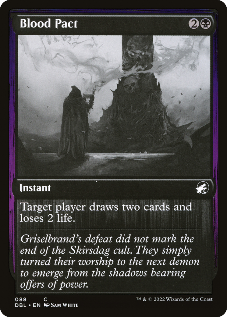 Blood Pact (DBL-088) [Innistrad: Double Feature] Foil