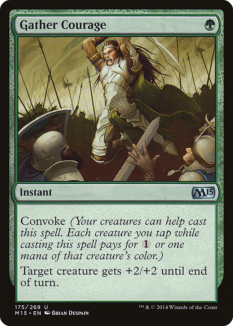 Gather Courage (M15-175) [Magic 2015] Foil