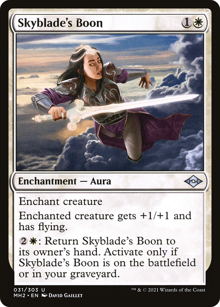 Skyblade's Boon (MH2-031) [Modern Horizons 2] Foil