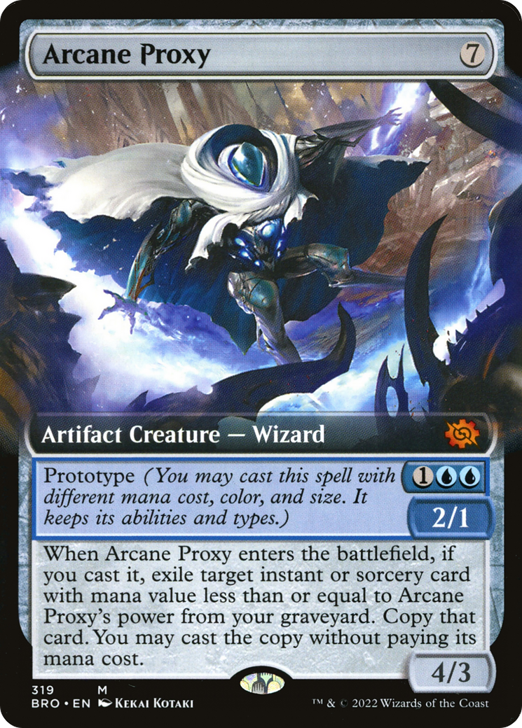 Arcane Proxy (Extended Art) (BRO-319) [The Brothers' War] Foil