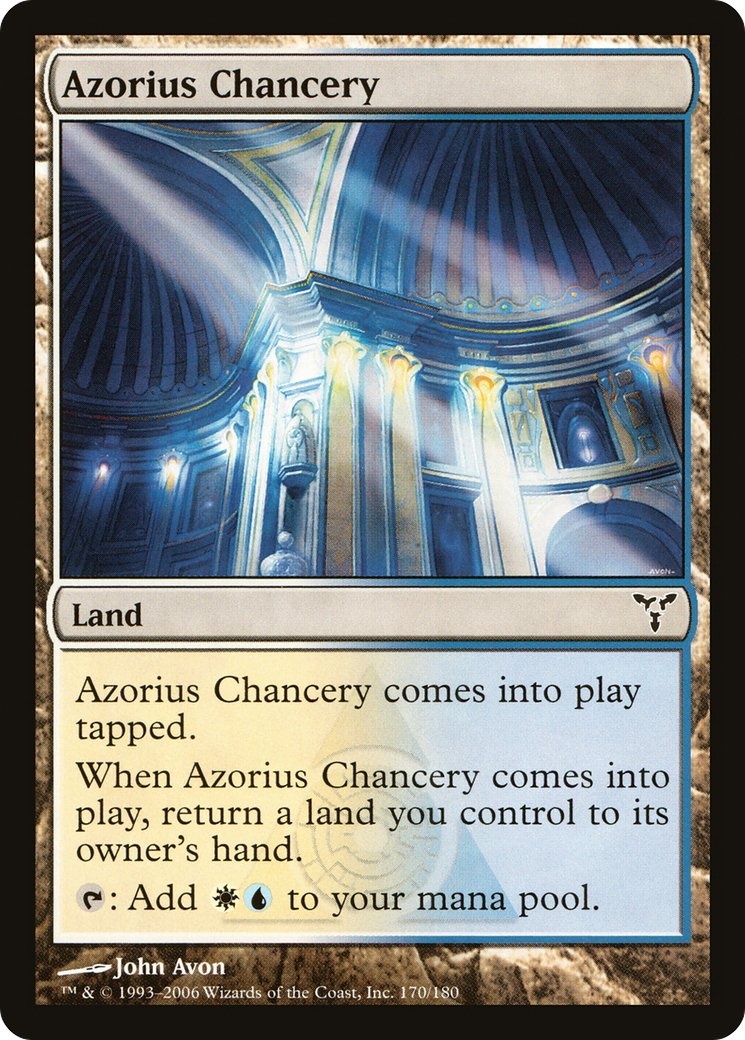 Azorius Chancery (DIS-170) [Dissension] Foil