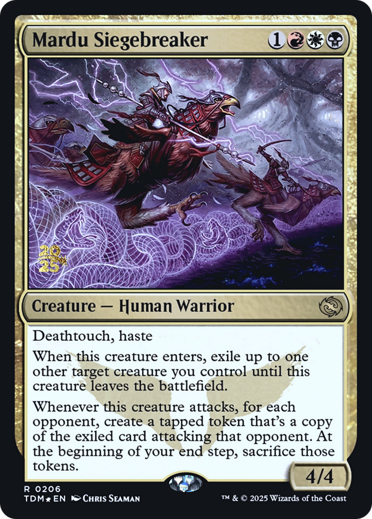 Mardu Siegebreaker (PRE-206) [Prerelease Cards] Foil
