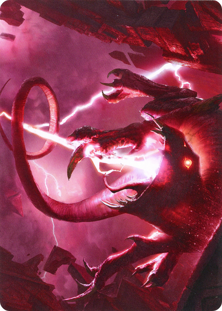 Thundering Rebuke // Thundering Rebuke (AZNR-068) (Borderless) [Zendikar Rising Art Series] Foil