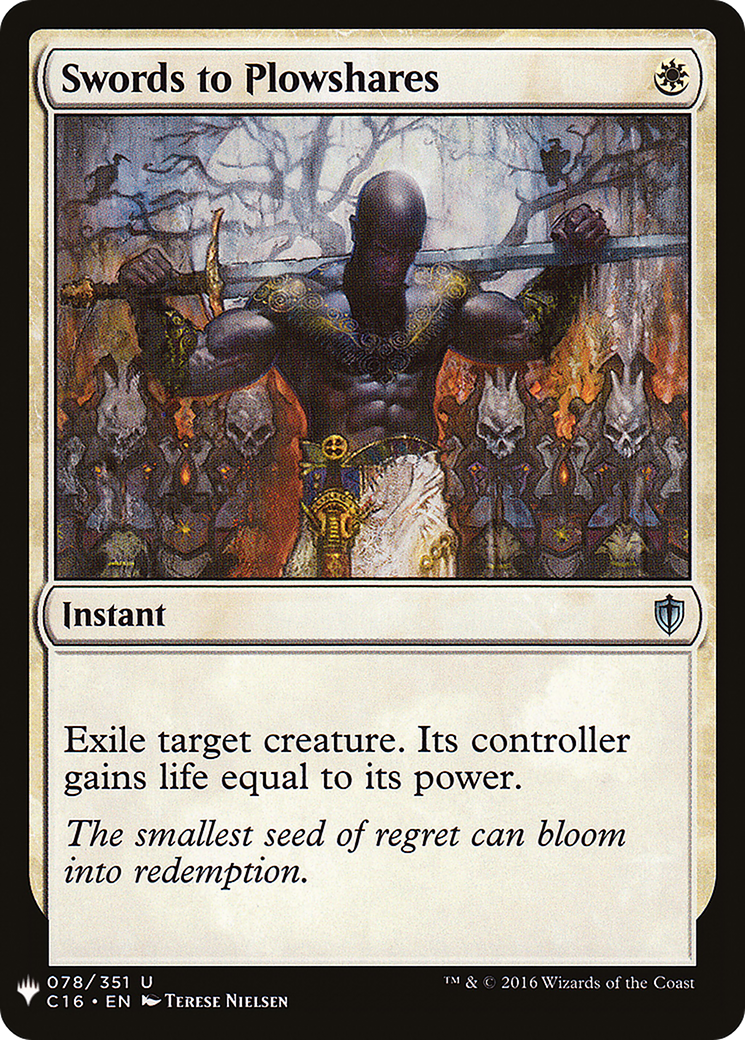 Swords to Plowshares (C16) (LIST-C16-78) [The List]