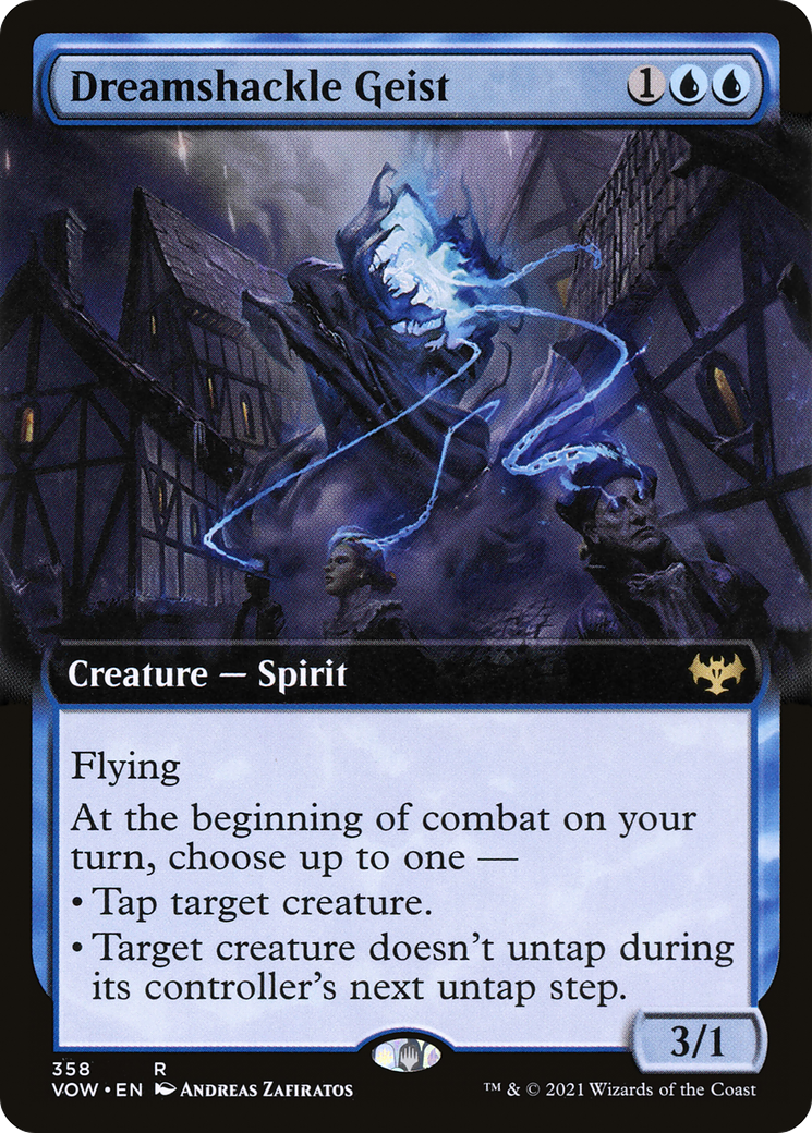 Dreamshackle Geist (Extended Art) (VOW-358) [Innistrad: Crimson Vow]
