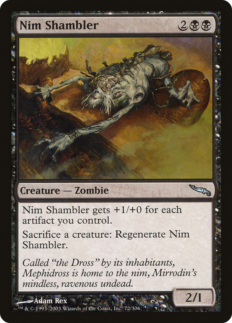 Nim Shambler (MRD-072) [Mirrodin] Foil