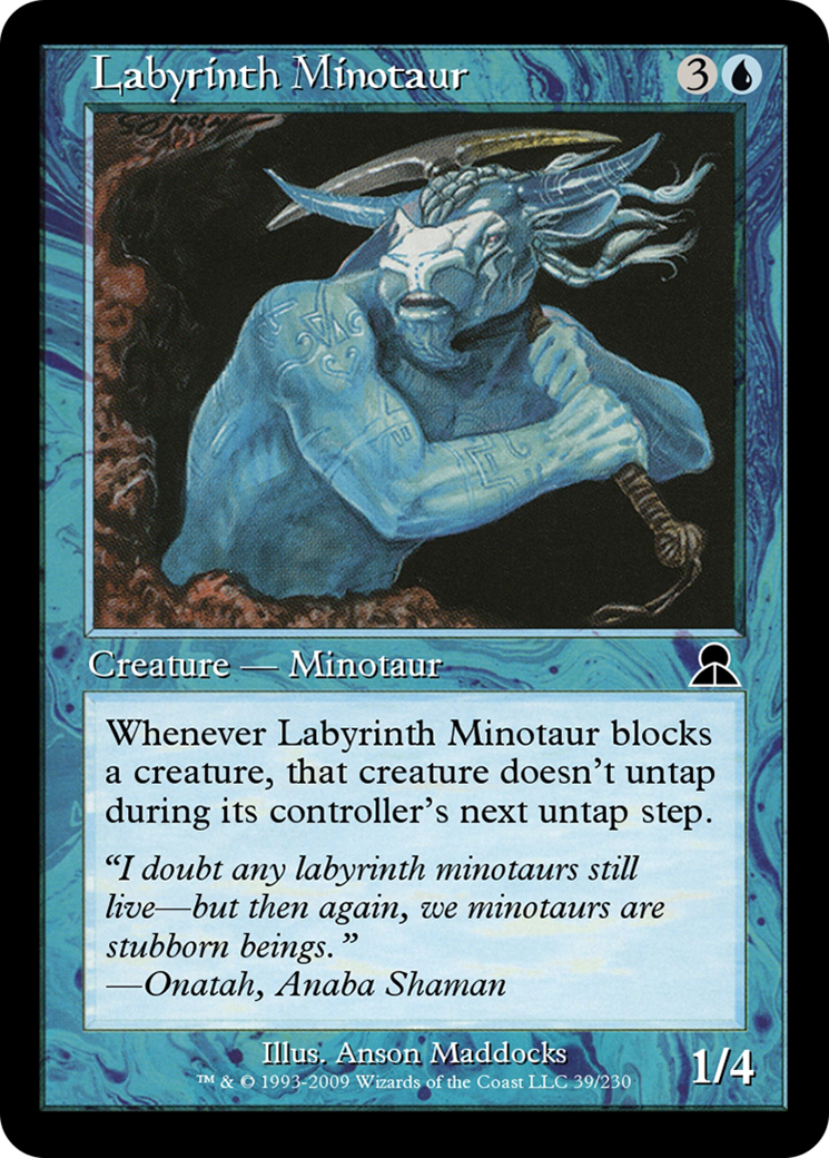 Labyrinth Minotaur (ME3-039) [Masters Edition III]