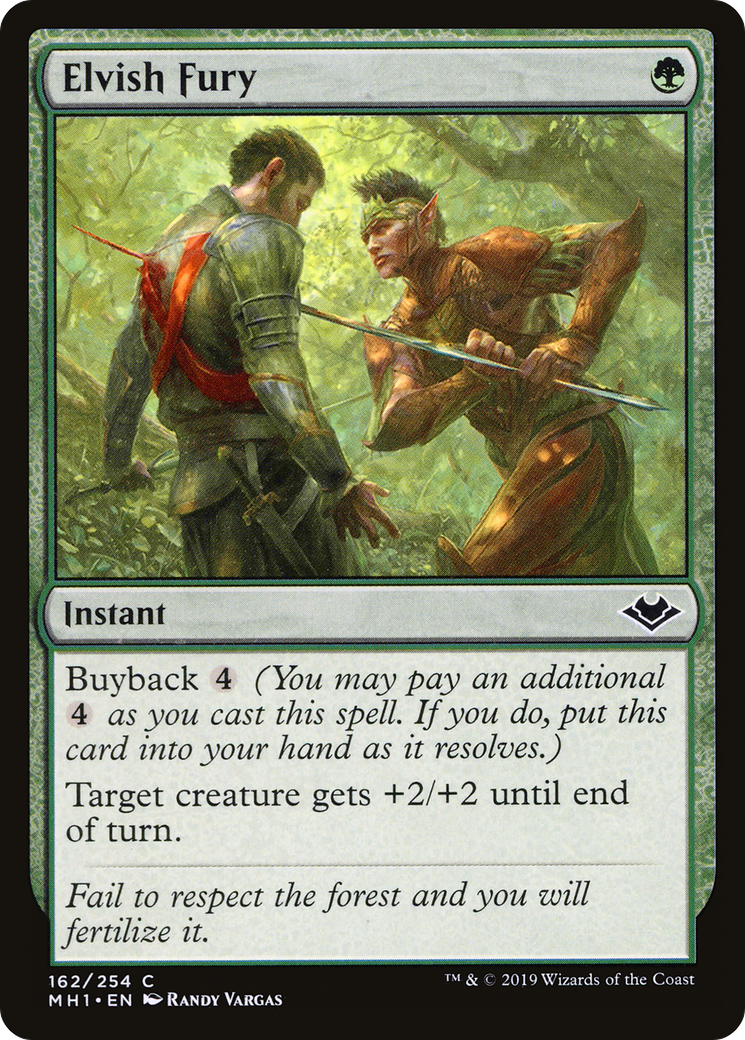 Elvish Fury (MH1-162) [Modern Horizons]
