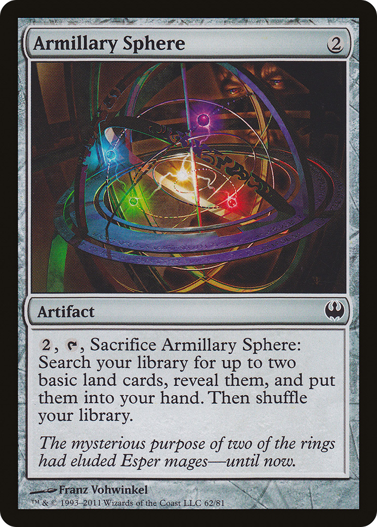 Armillary Sphere (DDG-062) [Duel Decks: Knights vs. Dragons]