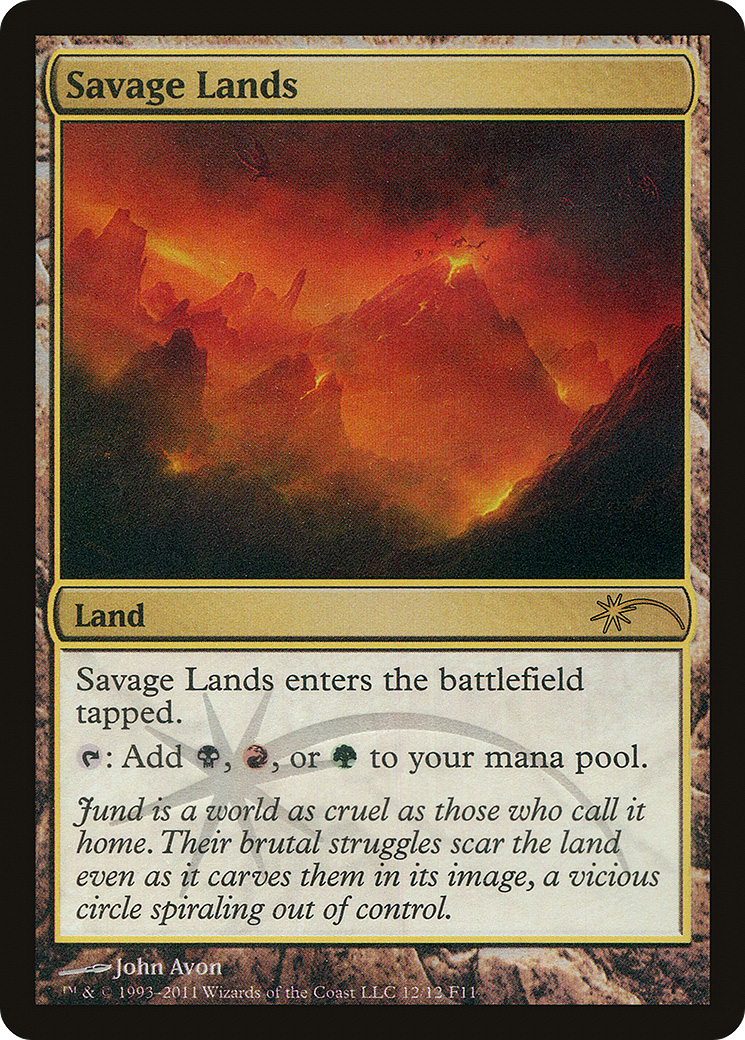 Savage Lands [Friday Night Magic 2011] Foil