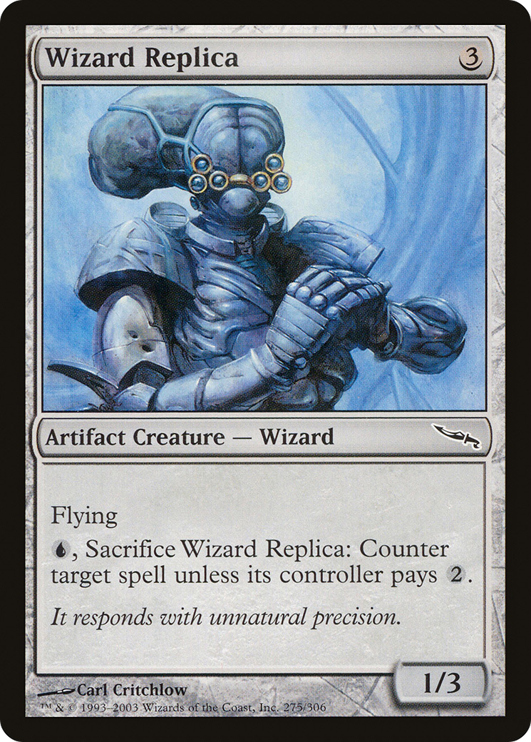 Wizard Replica (MRD-275) [Mirrodin] Foil