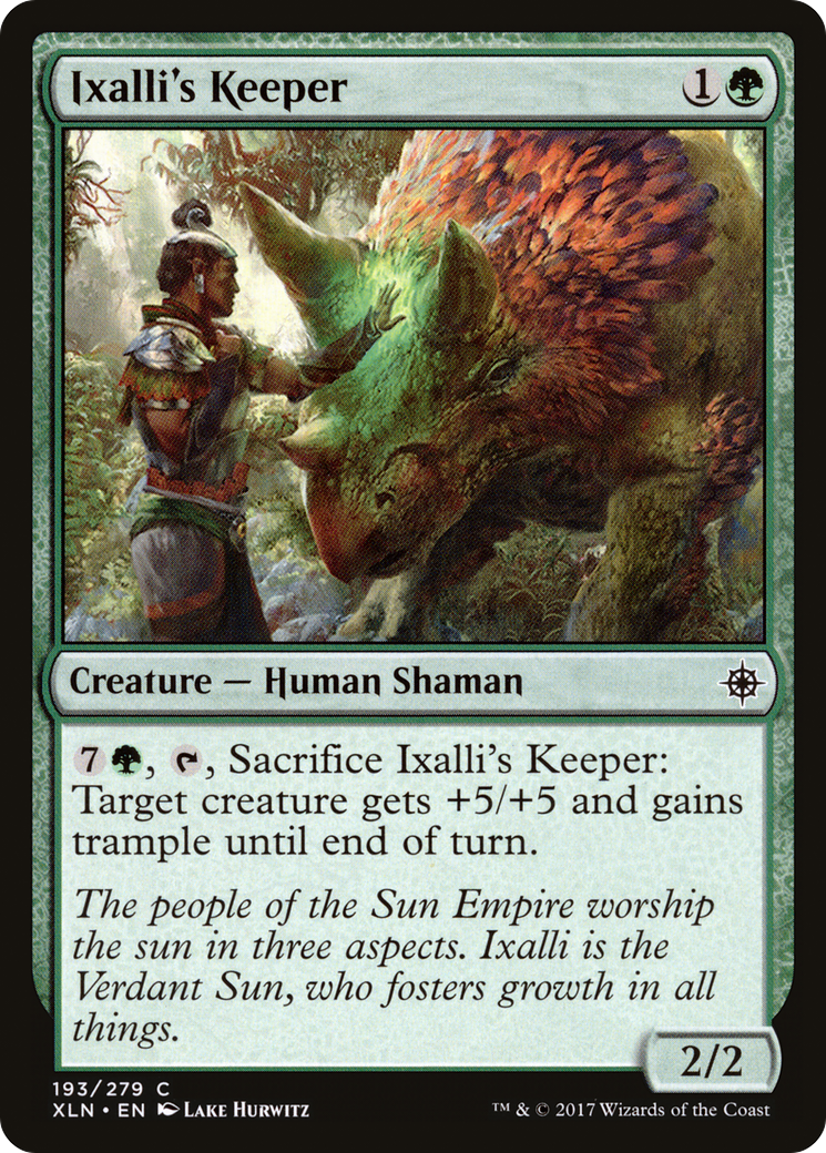 Ixalli's Keeper (XLN-193) [Ixalan] Foil