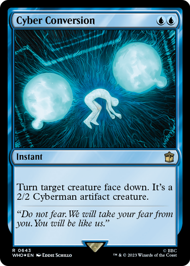 Cyber Conversion (Surge Foil) (WHO-643) [Doctor Who] Foil