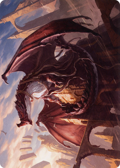 Velomachus Lorehold // Velomachus Lorehold (ASTX-061) (Borderless) [Strixhaven Art Series]
