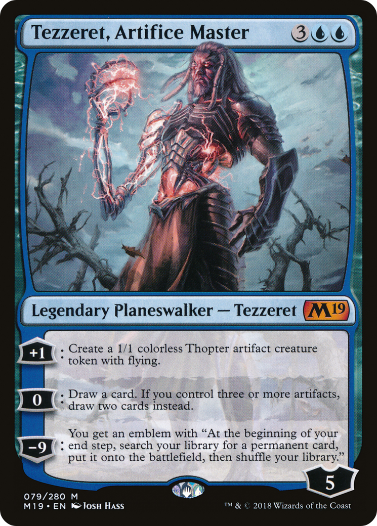 Tezzeret, Artifice Master (M19-079) [Core Set 2019] Foil